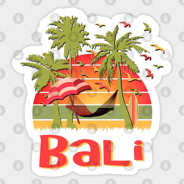 Bali Sticker by Nerd_art